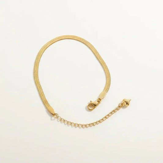 Golden Snake Anklet - Aesthla
