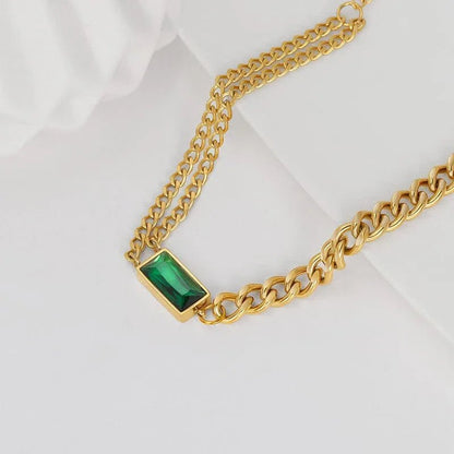 Green Glow Necklace - Aesthla