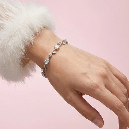Silver Tulip Bracelet