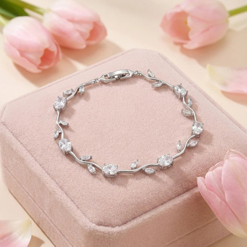 Silver Tulip Bracelet