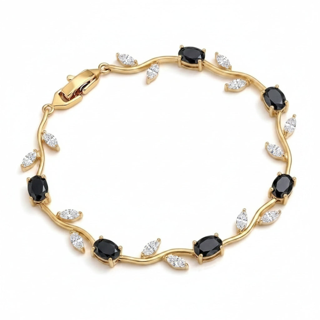 Black Beauty Tulip Bracelet