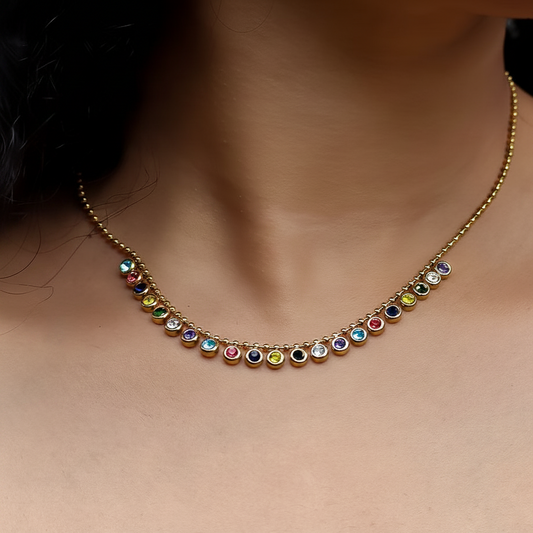 Multiple Stone Necklace