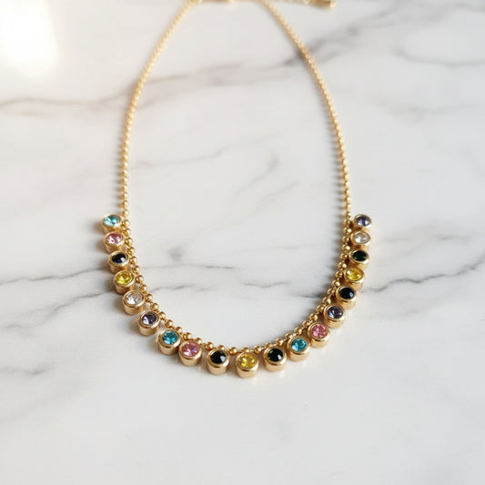 Multiple Stone Necklace