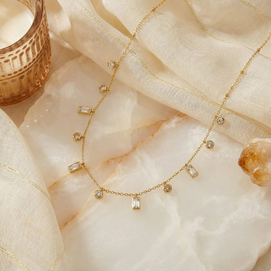 Floating Crystal Necklace