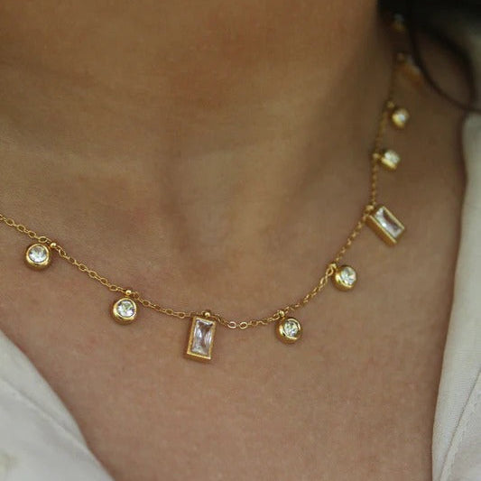 Floating Crystal Necklace