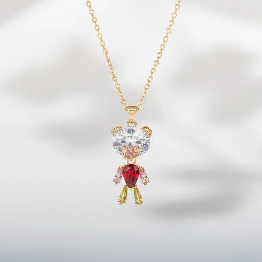Luna Bear Necklace - Aesthla