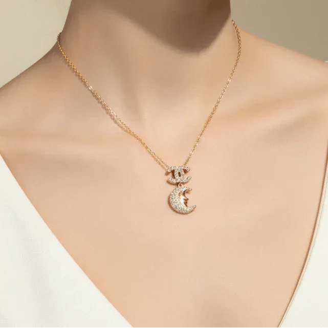 Luna Moon Necklace - Aesthla