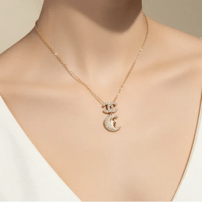 Luna Moon Necklace - Aesthla