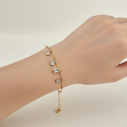 Pearl Chain Bracelet - Aesthla
