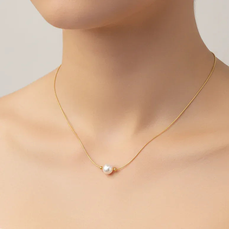 Pearl Grace Necklace - Aesthla