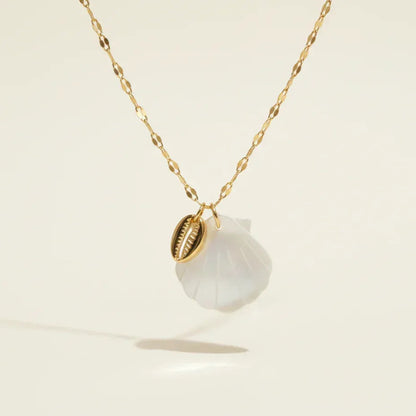 Pearl Shell Necklace - Aesthla