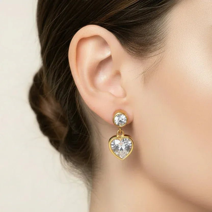 Pixie Heart Earrings - EaringsAesthla
