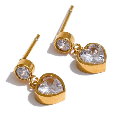 Pixie Heart Earrings - EaringsAesthla