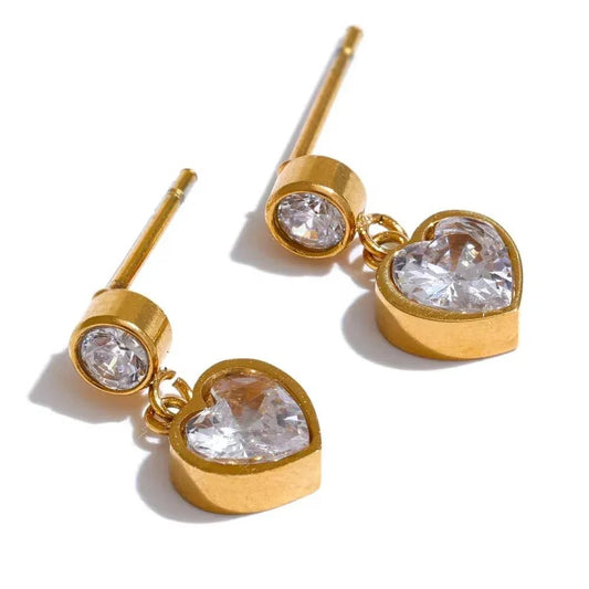 Pixie Heart Earrings - EaringsAesthla