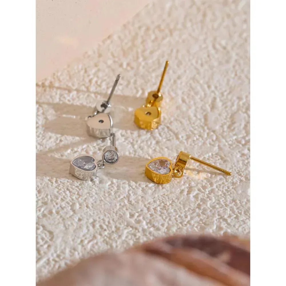 Pixie Heart Earrings - EaringsAesthla