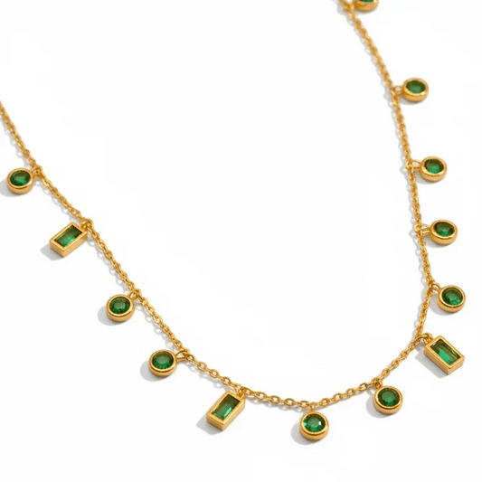 Royal Emerald Necklace - Aesthla