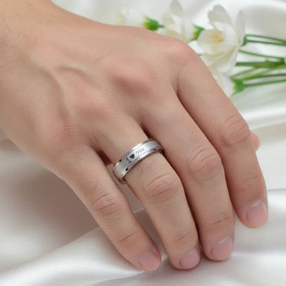 Silver Couple Ring - Aesthla
