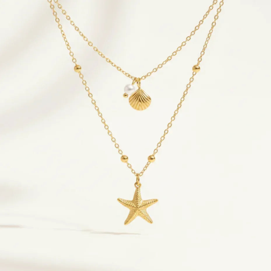 Starfish Charm Necklace - Aesthla