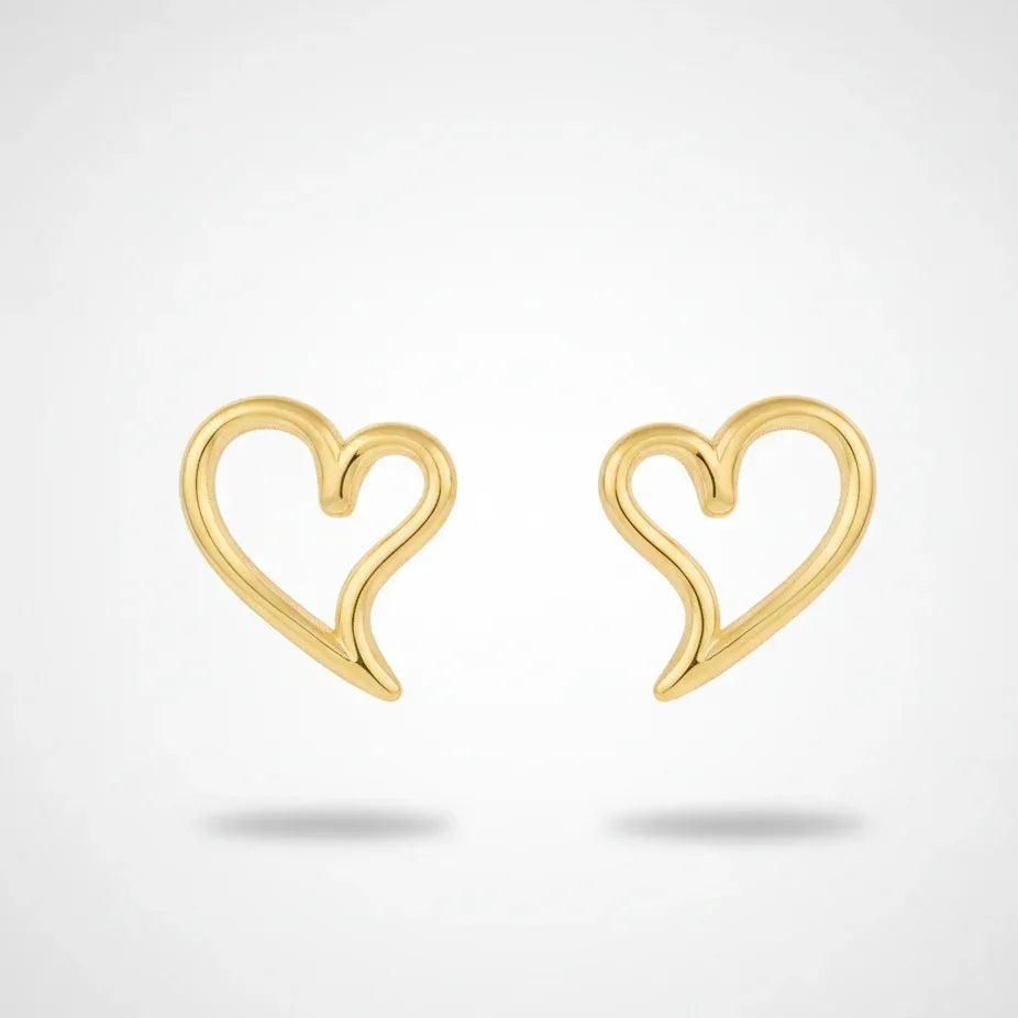 Statement Heart Earrings - Aesthla