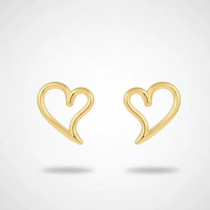Statement Heart Earrings - Aesthla