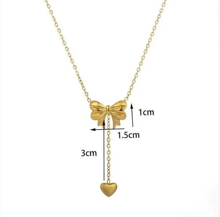 Tied with Love Necklace - Aesthla