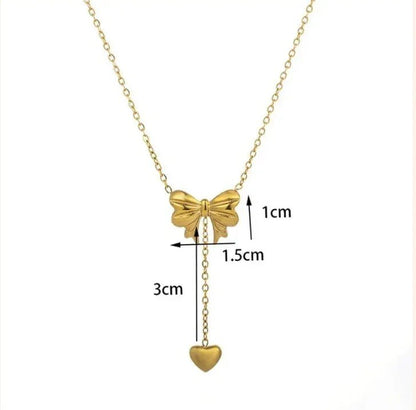 Tied with Love Necklace - Aesthla