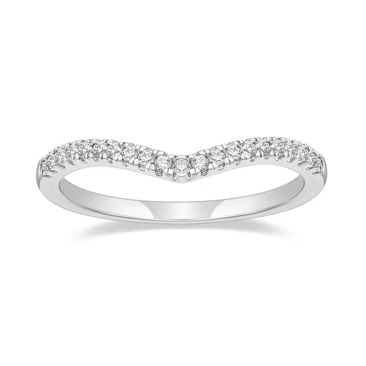 V-Shape Silver Ring - Aesthla